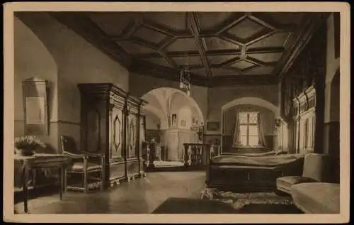 Lauenstein Erzgebirge Altenberg  Schloß Lauenstein - Fürstenzimmer 1926