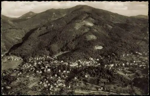 Ansichtskarte Badenweiler Luftbild Luftaufnahme Schwarzwald 1961