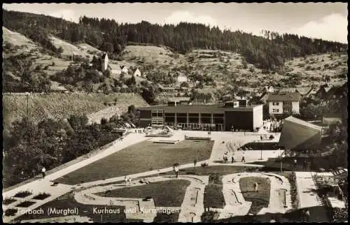 Ansichtskarte Forbach (Baden) Kurhaus und Kuranlagen 1960