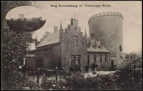 Halle (Westfalen) Burg Ravensburg im Teutoburger Walde 2 Bild 1915