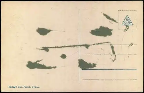 Ansichtskarte Titisee-Neustadt Skispringer Doppelsprung im Winter 1939