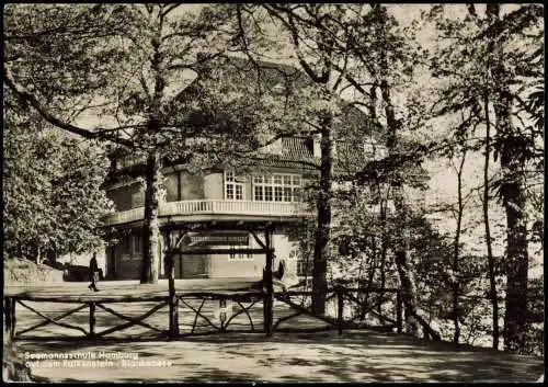 Ansichtskarte Blankenese-Hamburg Seemannsschule auf dem Falkenberg 1961