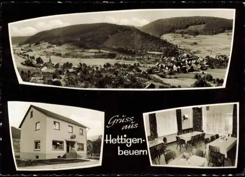 Hettigenbeuren-Buchen (Odenwald) 3 Bild Restaurant - Pension A Meixner 1967