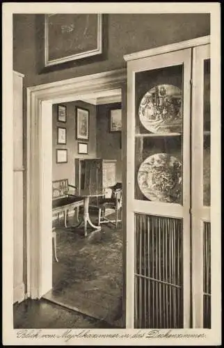 Ansichtskarte Weimar Goethe-Nationalmuseum Deckenzimmer 1934