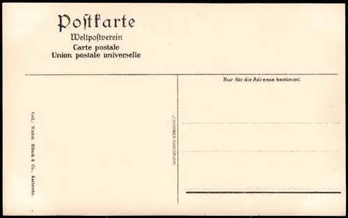 Ansichtskarte Heidelberg Schloß Friedrichsbau Wendeltreppe 1. OG 1909