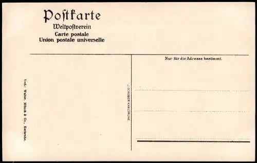 Ansichtskarte Heidelberg Schloß Friedrichsbau Flurhalle 1. OG 1909