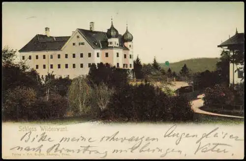 Ansichtskarte Frasdorf Schloß Wildenwart 1906