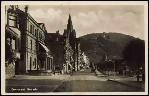 Ansichtskarte Bernkastel-Kues Berncastel-Cues Gestade Kiosk 1930