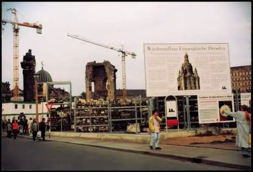 5 Privatfotos vom Wiederaufbau der Frauenkirche Dresden