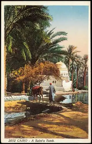 Postcard Kairo القاهرة A Saint's Tomb. Typen 1928 Egypt Ägypten