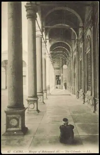 Kairo القاهرة Mosque of Mohammed Ali The Colonade Moschee Mosquee 1910