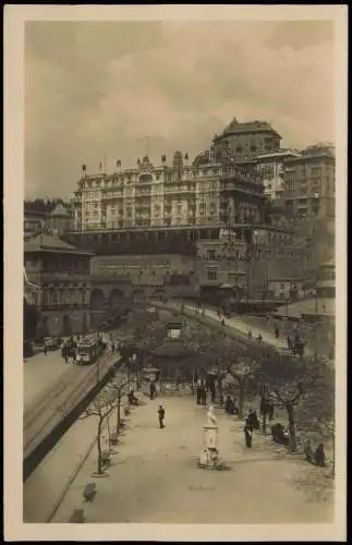 Genua Genova (Zena) Piazza Principe, Straßen-Ansicht mit Tram Straßenbahn 1930