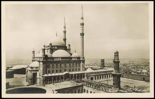 Kairo القاهرة Zitadelle The Citadel mit Stadt-Panorama 1920