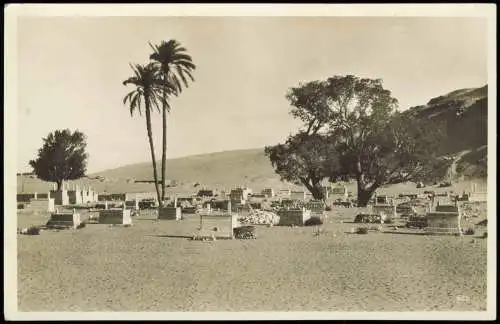 Postcard Giseh Gizeh الجيزة Cairo- Gizeh Wüstengräber 1920