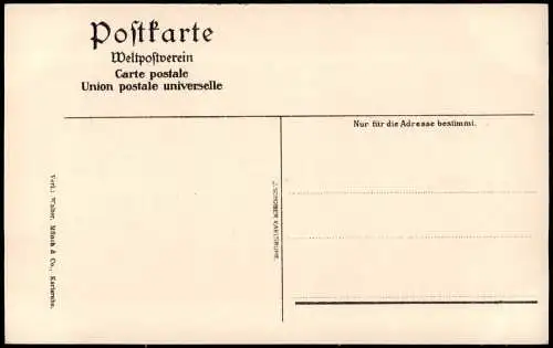 Ansichtskarte Heidelberg Schloß Saal im 2. OG 1908