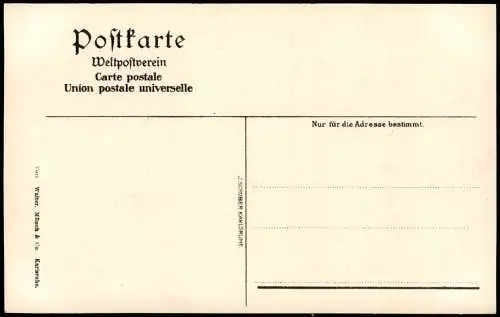 Ansichtskarte Heidelberg Schloß Friedrichsbau Saal 2. Obergeschoss 1908