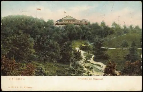 Ansichtskarte Harburg-Hamburg Sennhütte bei Hausbruch 1909