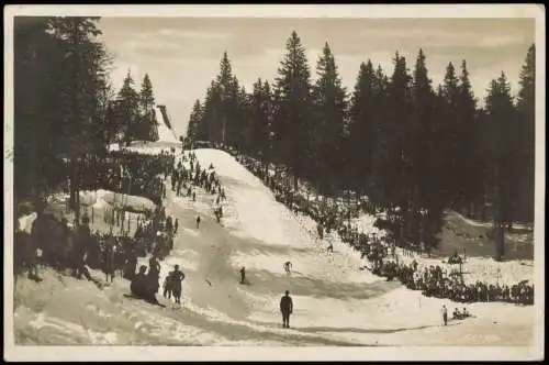 Feldberg (Schwarzwald) Sprungrennen an der neuen Max Egonschanze 1930