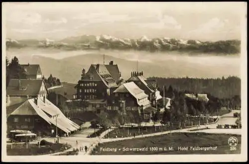 Feldberg Schwarzwald Schwarzwald Hotel Feldbergerhof Stimmungsbild 1939