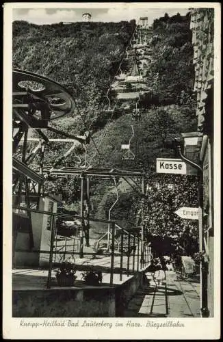 Bad Lauterberg im Harz Harz Burgseilbahn Eingang Kassen-Bereich 1940