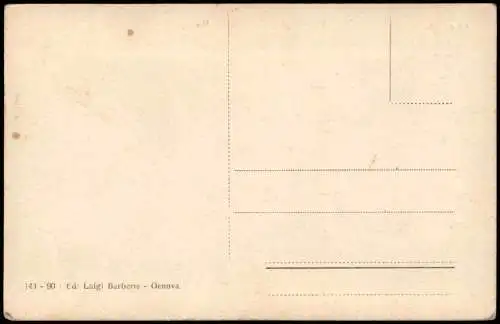 Cartoline Genua Genova (Zena) Straßen-Ansicht Spianata Castelletto 1910