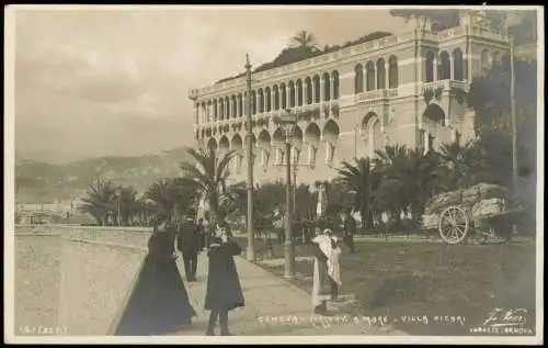 Cartoline Genua Genova (Zena) CIRCONY A MORE VILLA KITARI 1920