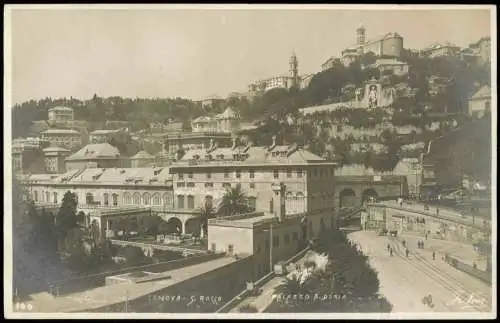 Cartoline Genua Genova (Zena) PALAZZO A. DORIA Stadtteilansicht 1920