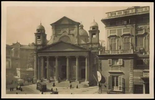 Genua Genova (Zena) Kirche Chiesa dell'Annunziata (Straßen-Ansicht) 1925