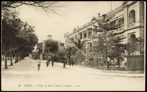 Suez السويس‎ as-Suways Hotel de la Compagnie du Canal de Suez 1910