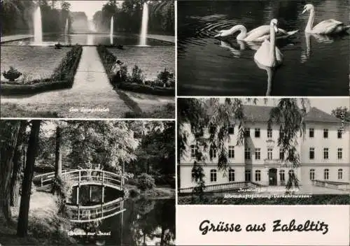 Ansichtskarte Zabeltitz-Großenhain Barockpark 1971