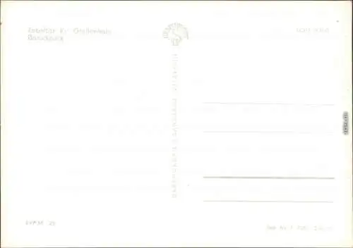 Ansichtskarte Zabeltitz-Großenhain Barockpark 1971