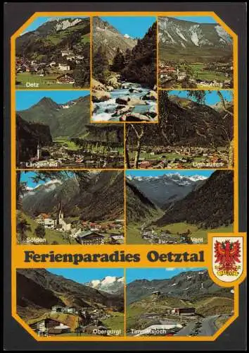 Sölden (Ötztal) Mehrbildkarte Städte im Ötztal Sautens Oetz 1984