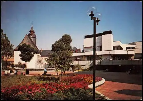 Ansichtskarte Limburg (Lahn) Annakirche und Stadthalle 1994