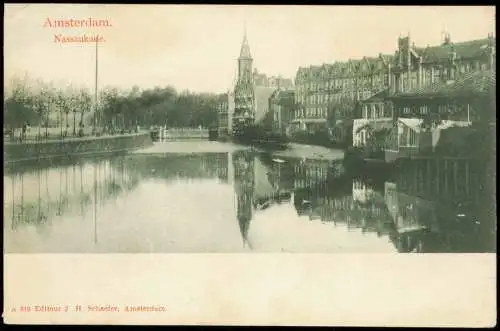 Postkaart Amsterdam Amsterdam Nassaukade 1911