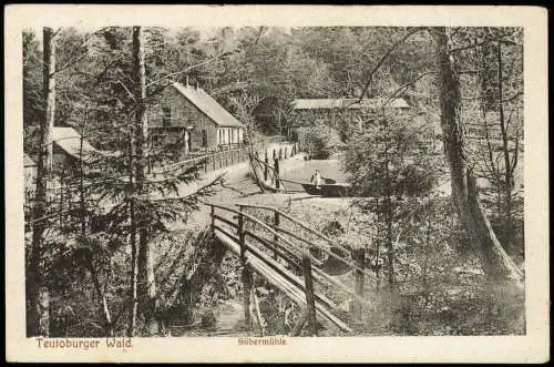 .Nordrhein-Westfalen Teutoburger Wald Partie an der Silbermühle 1910