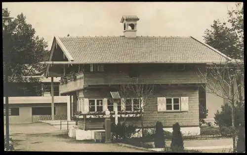 Ansichtskarte Dresden Jahresschau Deutscher Arbeit - Holzhaus 1928