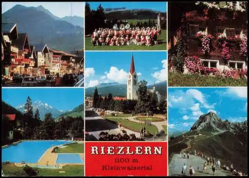 Riezlern-Mittelberg Vorarlberg Schwimmbad, Musikgruppe, Kirche, 1976