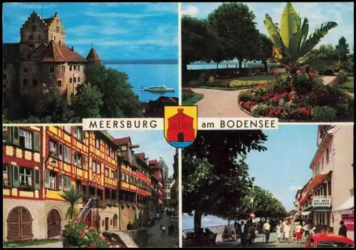 Ansichtskarte Merseburg Mehrbildkarte mit 4 Ortsansichten 1981