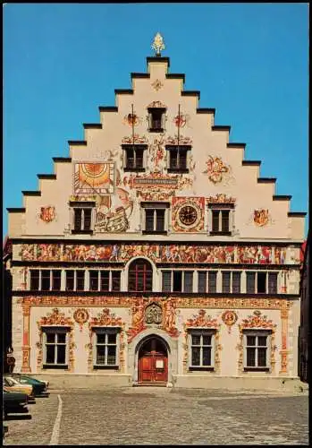 Lindau (Bodensee) Historisches Rathaus aus dem 15. Jhdt. Südseite 1983