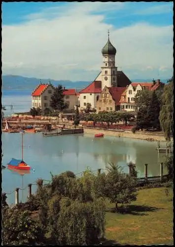 Wasserburg am Bodensee Umlandansicht Halbinsel Wasserburg Bodensee 1980