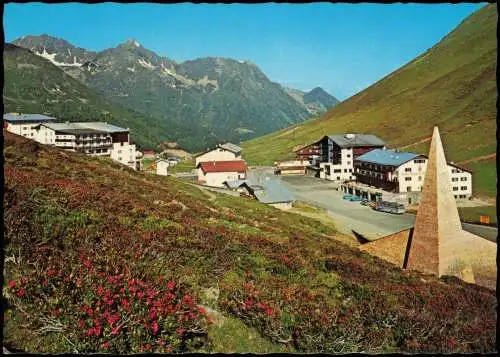 Ansichtskarte Kühtai Ortsansicht, Berg-Panorama 1980