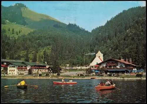 Spitzingsee Schliersee Umlandansicht mit Postgasthof u. See-Café  1974