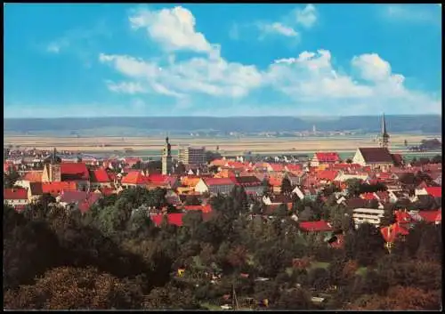 Ansichtskarte Mindelheim Panorama-Ansicht 1980