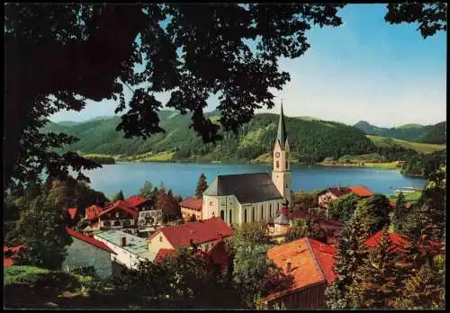 Ansichtskarte Schliersee Panorama-Ansicht 1970