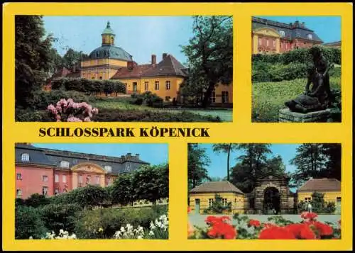 Ansichtskarte Köpenick Berlin Schlosspark Köpenick 1985