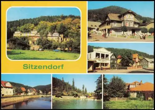 Sitzendorf Hotel Bergterrasse, Erholungsheim, Hauptstraße, Schwarza, Bad 1981