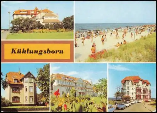 Kühlungsborn FDGB-Erholungsheim "Jochen Weigert" Haus Georgine, FDGB  1983