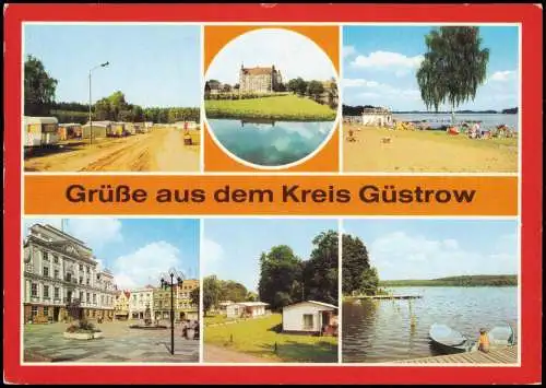 Güstrow Lohmen Campingplatz am Garder See Bungalow's, Reimershagen 1983