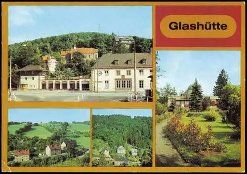 Glashütte Ochsenkopf, Blick zum Folgenhang, Prießnitztal, Sternwarte 1984