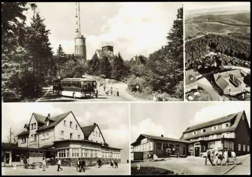 Brotterode DDR Mehrbildkarte Großer Inselsberg Inselberg 1982/1981